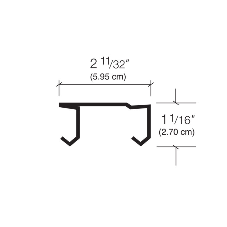 8600 Series Bypass Door Hardware Track